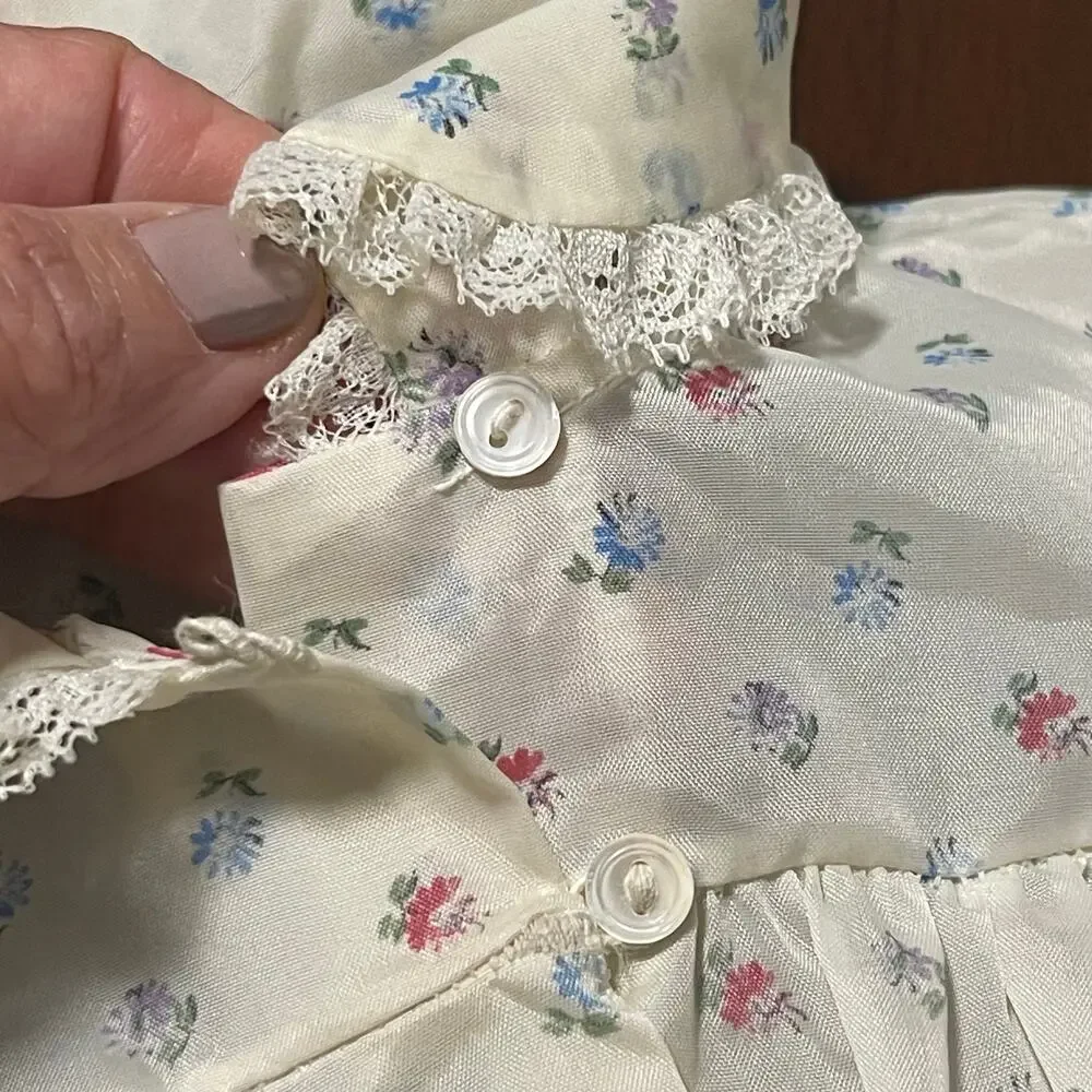 Vintage 60's Zona Lee Baby Girl Button Shirt Size Large Made in California
